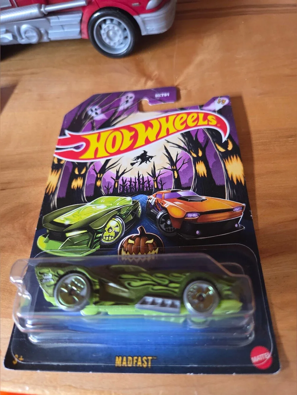 ERROR NEW Hot Wheels 2024 HW Halloween 5/5 Green Street Shaker Car Madfast 1/5 - Picture 10 of 16